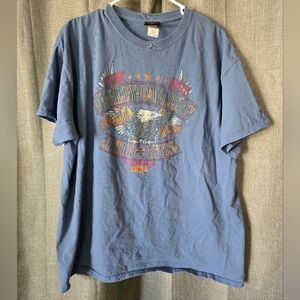 Harley Davidson Silverton Colorado XL Short  Sleeve T-Shirt Blue